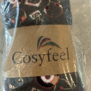 Unisex Dark Gray Patterned Socks - Pack